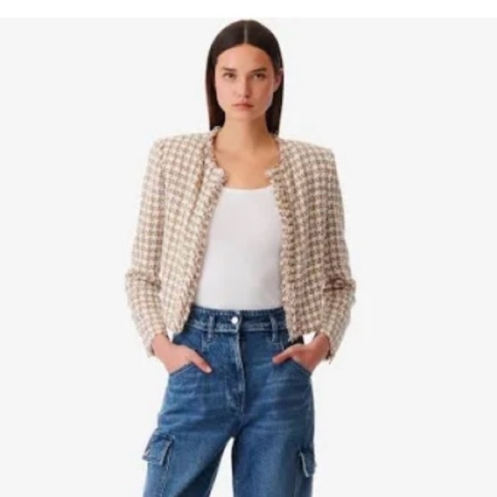 IRO -“Giovana” cropped tweed jacket.